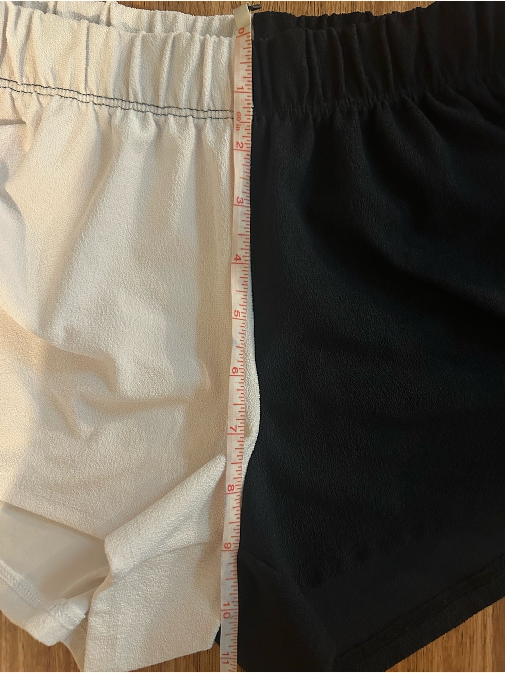 Five Dancewear Girls Black and White Colorblock Drawstring Shorts - Picture 6 of 7